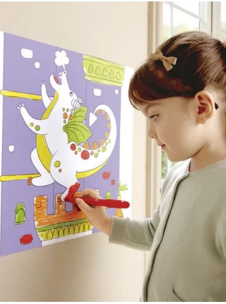 Игровой набор HAPE "Юный Пикассо" Раскрась величественный замок! (E2019_HP)