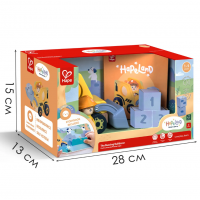 Детская игрушка HAPE "Играем вместе" Бульдозер (E3439_HP)