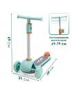 Детский самокат HAPE "Lean 'n Glide" с подсветкой цвет: бирюзовый (E8975_HP)
