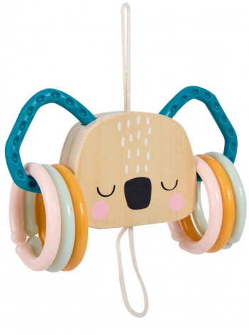 Игрушка погремушка Hape Коала с кольцами (R0031_EKK)