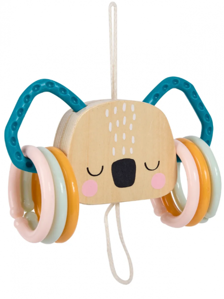 Игрушка погремушка Hape Коала с кольцами (R0031_EKK)