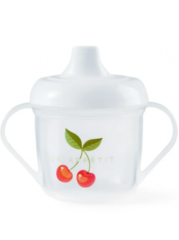 Поильник детский с ручками Happy Baby 6м+ цвет: Cherry (14001)