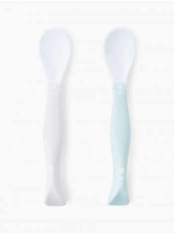 Набор ложек для кормления Happy Baby цвет: grey-blue (15003)