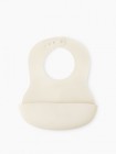 Детский пластиковый нагрудник HB цвет: milky (16000)