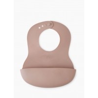 Детский пластиковый нагрудник HB цвет: sand (16000)