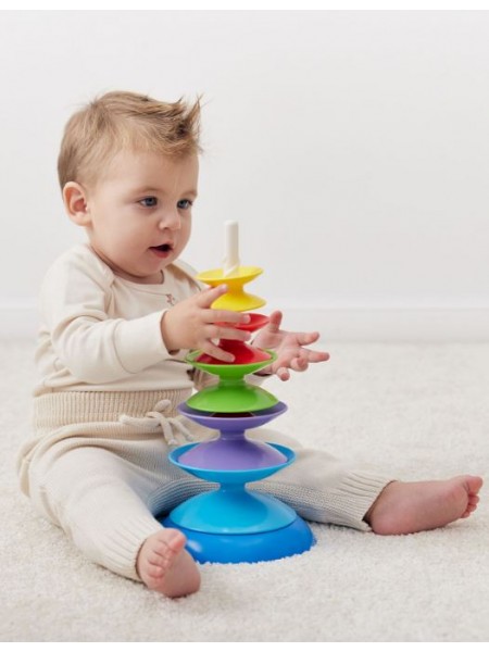 Детская развивающая игрушка-пирамидка "GIZA NEW" Happy Baby (331901)