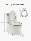 Детский пластиковый горшок " BUMLOO" Happy Baby цвет: Grey 34034