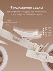 Беговел-велосипед трансформер KIDLY Happy Baby цвет: beige&brown (50051)