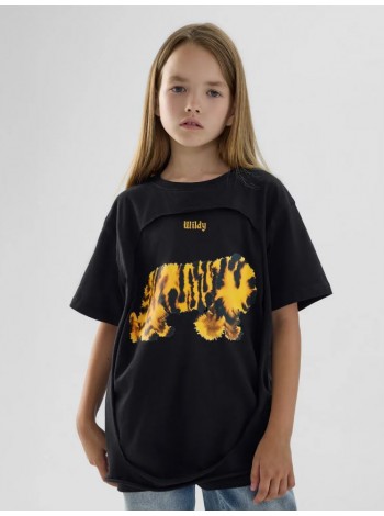 Футболка детская HB "Tiger" (р.92-98) цвет: черный (88297-1)