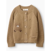 Кардиган детский HB цвет: бежевый р.56-62 (88349-0)