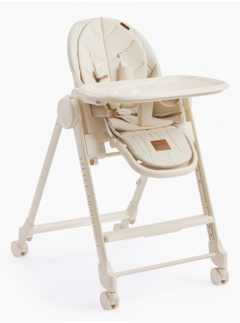 Детский стульчик для кормления с 6 месяцев Happy Baby BERNY LUX цвет: Beige New (91023)