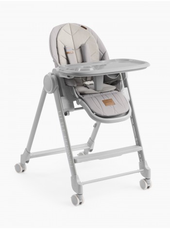 Детский стульчик для кормления с 6 месяцев Happy Baby BERNY LUX цвет: Grey (91023)