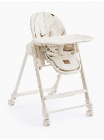 Детский стульчик для кормления с 6 месяцев Happy Baby BERNY LUX цвет: Milky (91023)