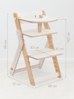 Детский стульчик для кормления с 6 месяцев Happy Baby CALMY цвет: молочный