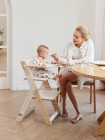 Детский стульчик для кормления с 6 месяцев Happy Baby CALMY цвет: молочный