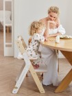 Детский стульчик для кормления с 6 месяцев Happy Baby CALMY цвет: молочный