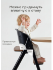 Детский стульчик для кормления Happy Baby DORIAN 4в1 цвет: Black