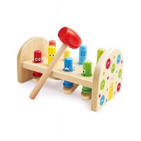 Развивающая игрушка  HAP  "Стучалка" Радужная колотушка с молотком (E0529_HP)