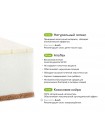 Матрас для кроватки HB "MOMMY LUX" 140х70см. (95011)