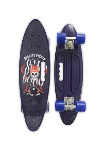 Скейтборд MicMax для детей и подростков ( роликовая доска ) цвет: черный  (JP-HB-314)