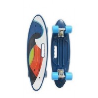 Скейтборд MicMax для детей и подростков ( роликовая доска ) цвет: мультиколор (JP-HB-314)