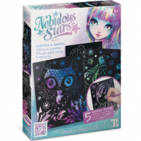 Набор для творчества Nebulous Stars серия Isadora: Набор для рисования в технике граттаж 11014_NSDA