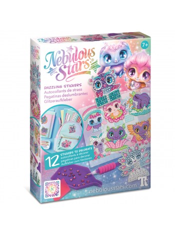 Набор для творчества Nebulous Stars серия Space набор шаблонов мини-животных для декорирования стразами 11023_NSDA