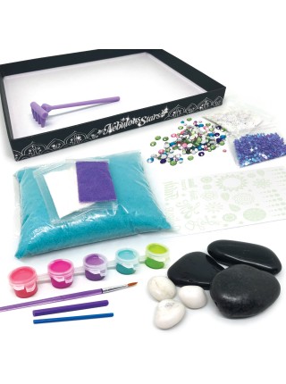 Набор для творчества Nebulous Stars Серия Eclipsia: "Каменный сад Дзен" (заготовки для поделки, стразы, краски, песок) 11118_NSDA