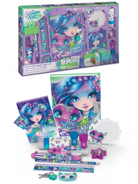 Набор Nebulous Stars Серия Nenuphia: Канцелярский набор с личным дневником для хранения секретов 11362_NSDA