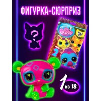 Игрушка-сюрприз Hasbro My Littlest Pet Shop Neon: фигурка мини-животного с аксессуаром (в ассортименте) (00658)