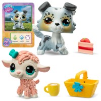 Игровой набор Hasbro My Littlest Pet Shop 4 серия: "Пара друзей" Пикник у коттеджа с аксессуарами (00708_LPS)