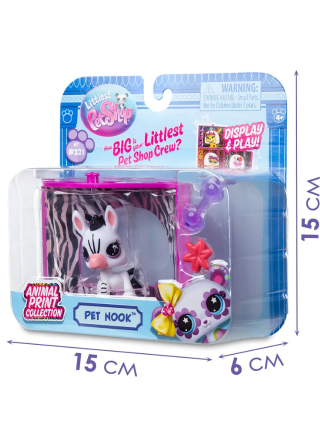Игровой набор Hasbro My Littlest Pet Shop "Стиль" Уголок Зебры с аксессуарами (01022_LPS)