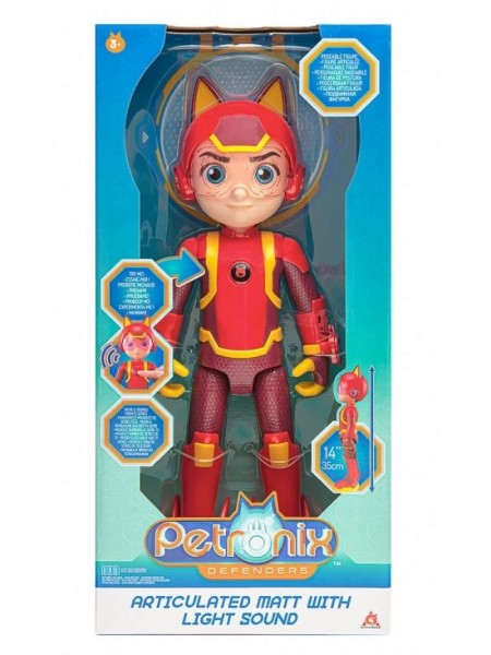 Петроникс. Игровой набор Большая фигурка Мэтта свет, звук 35 см. Petronix (40618)