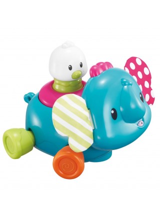 Интерактивная игрушка Слоник с птичкой, звук Auby (41083)