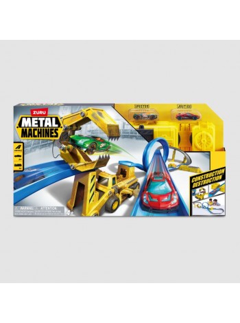 Метал Машинс Игровой набор Гоночный трек "Уничтожение" Construction METAL MACHINES (44166)