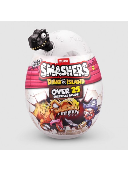 Смэшерс Набор Остров Динозавров Большое Яйцо с аксессуарами  SMASHERS Zuru (44191)