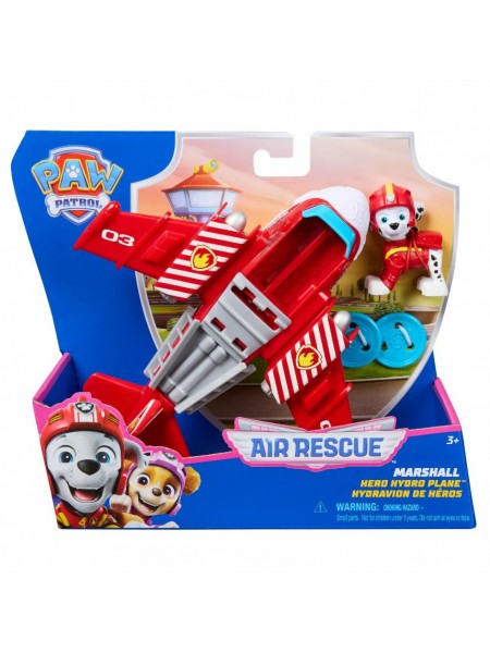 Щенячий патруль. Игровой набор Air Rescue, машинка с фигуркой Маршалл Paw Patrol (64591)