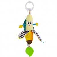 Ламаз Игрушка с подвесом развивающая для малышей Банан Lamaze (65957)