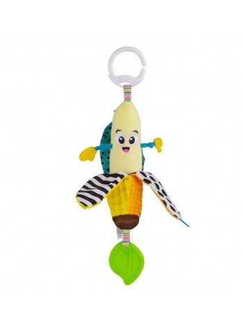 Ламаз Игрушка с подвесом развивающая для малышей Банан Lamaze (65957)