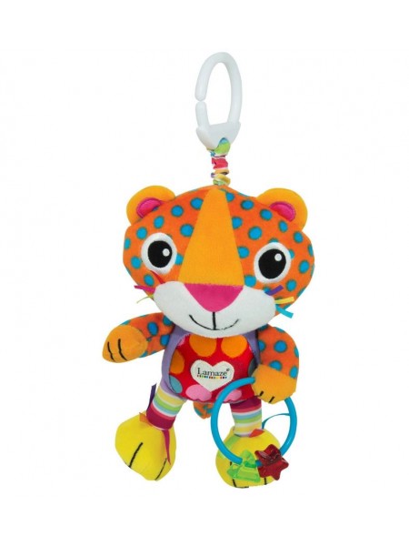 Ламаз Игрушка с подвесом развивающая для малышей Леопард Lamaze (65958)