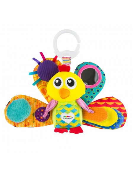 Ламаз Игрушка с подвесом развивающая для малышей Павлин Жак Lamaze (65959)