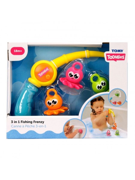 Тумис Игровой набор для ванны Рыбалка 3 в 1 Toomies (65976)