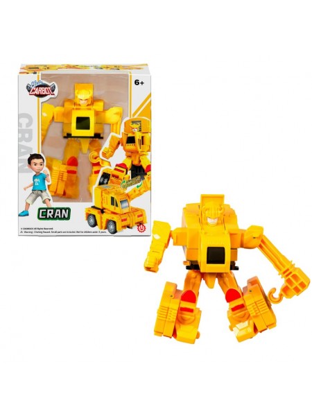 Карбот. Cran трансформер 10 см, S5. Hello Carbot (66042)