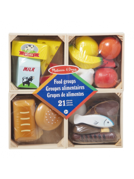 Мелисса и Даг. Игровой набор деревянный Продукты. Melissa&Doug (68626)
