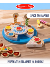 Мелисса и Даг. Игровой набор деревянный Торт с липучками. Melissa&Doug (68628)