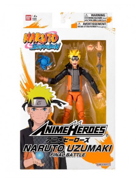 Бандай. Экшн-фигурка Наруто Финальная битва 17 см. Bandai (68709)