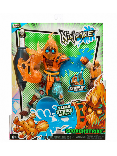 Ниндзомби. Игровой набор фигурка со слаймом Скорстрайк. Ninjombie (68759)