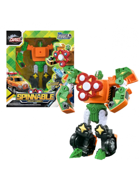 Карбот. Spinnable трансформер 18 см, S7. Hello Carbot (70099)