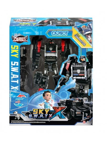 Карбот. Sky S.W.A.T X трансформер Стандарт18 см, S9. Hello Carbot (73362)