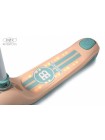 Детский самокат со светом и звуком цвет: розовый (HB-818)